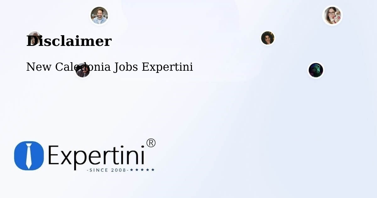 Disclaimer – Neto - New Caledonia Jobs Expertini